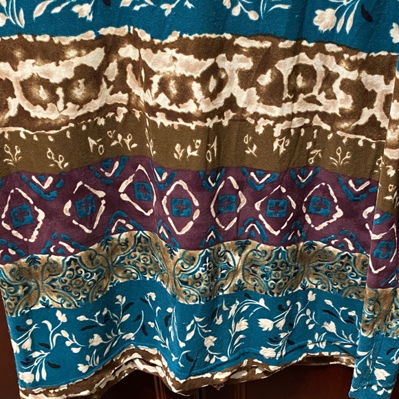 Sharon Anthony Multicolor Patterned size 3X Top - Picture 10 of 16